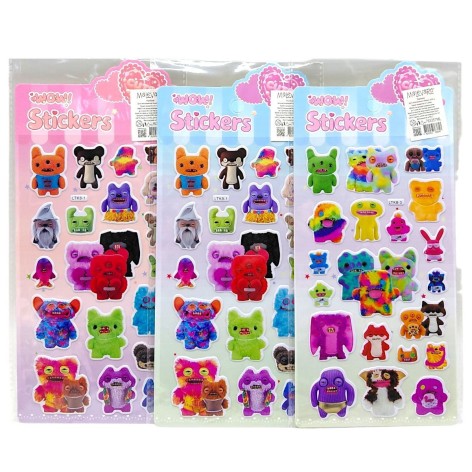 Наклейки декоративные "Фуглеры" микс