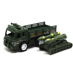 Игровой набор "Военная техника" (грузовик + танк)