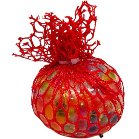 Антистресс в сетке "Мозги" (КРАСНЫЙ)