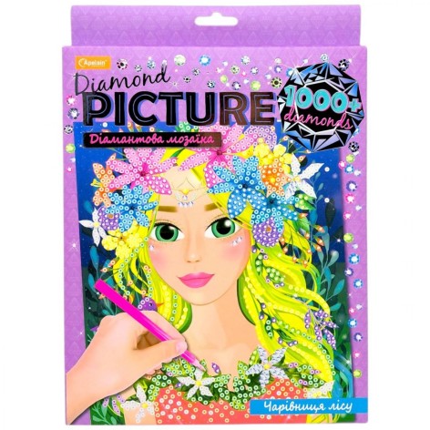 Алмазная мозаика "Diamond Picture: Волшебница леса" (20х20)