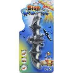 Слэп-браслет силиконовый "Летучая мышь" (черная)