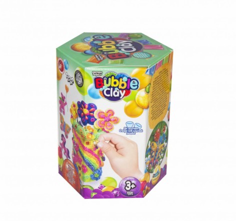Набір креативного творчості "BUBBLE CLAY: кульковий пластилін" (укр)