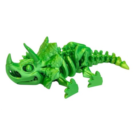 Игрушка подвижная 3D Динозавр трицератопс (ВИД 4) 15 см