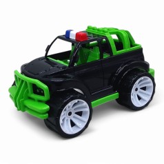 Машинка пластикова  Позашляховик Джип чорно-зелений кузов