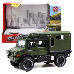 Машина военная инерционная "City Series" (зеленая)