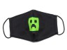 Многоразовая 4-х слойная защитная маска "Майнкрафт. Криппер" размер 3, 7-14 лет