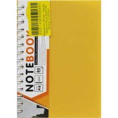 Блокнот "Office Book" А6, 80 листов (желтый)