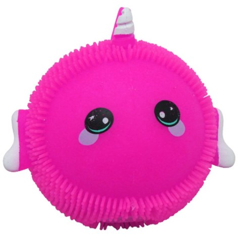 Игрушка-антистресс “Нарвал”, свет (розовый)