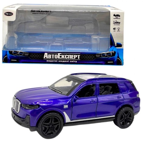 Машинка "Авто Експерт" металопластик, 1:36, звук, світло, інерція (СИНІЙ)