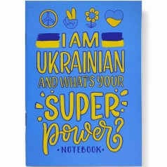 Блокнот 105х148 мм "I AM UKRAINIAN"