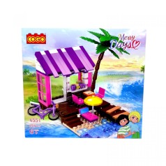 Конструктор "Девочки" (228 элм.) Серфинг / COGO