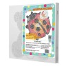 Картина за номерами (з ватними паличками) "Крапкова творчість. Сонечко", 25х25 см