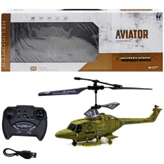 Вертолет на радиоуправлении "Aviator", зеленый