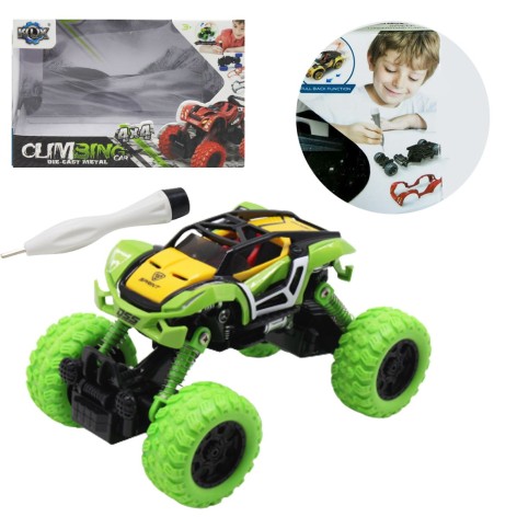 Машинка металопластикова, зелений