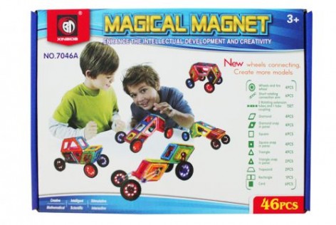 Магнітний конструктор "Magical Magnet", 46 дет