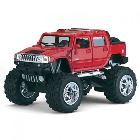 Машинка KINSMART "Hummer H2 Sut (Off Road)" (червона)