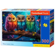 Пазлы "Три маленьких совы", 300 элементов