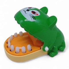 Іграшка-кусачка Зубастик “Котик”, зелений