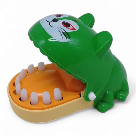 Іграшка-кусачка Зубастик “Котик”, зелений