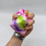 Сквиш творог разноцветный 7*7 см (МИКС ЦВЕТОВ)