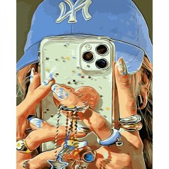 Картина по номерам "Селфи стиля" 40х50 см