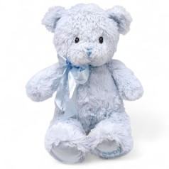 МЯГКАЯ ИГРУШКА "СЧАСТЛИВЫЙ МИШКА" 30 СМ (ГОЛУБОЙ)