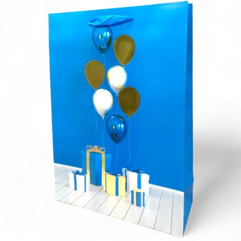 Пакет бумажный (48х12х33 см) микс видов