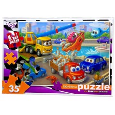 Мягкие пазлы 35 элементов (МАШИНЫ рыбаки)