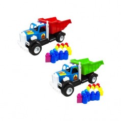 Вантажівка інерційна з пісковим набором (синій)