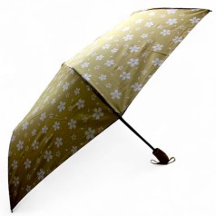 Зонтик складной, диаметр купола - 85 см (желтая)