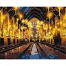 Картина по номерам с красками металлик "Harry Potter: Большой зал" 40х50см