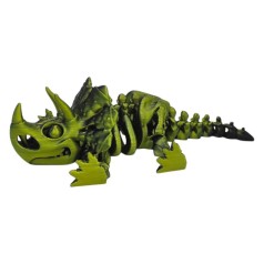 Игрушка подвижная 3D Динозавр трицератопс (ВИД 5) 15 см