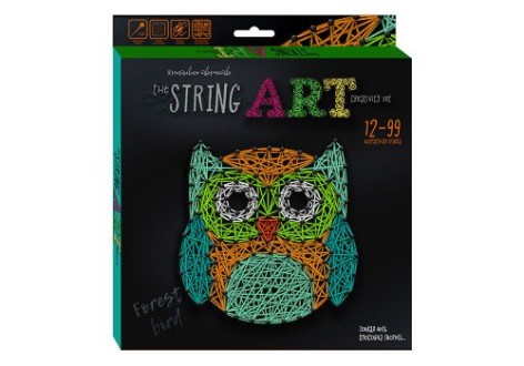 Набір креативного творчості "String Art: Сова", STRA-01-02 (укр)
