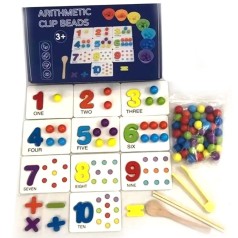 Деревянная игра "Arithmetic Clip Beads"