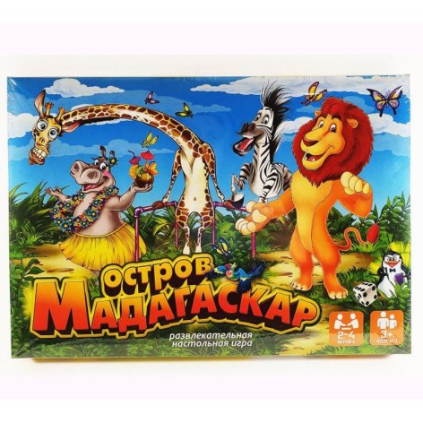 Настольная игра "Мадагаскар" (рус)