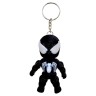 Брелок (3d печать) "MARVEL \ МАРВЕЛ: СИМБИОТ ВЕНОМ + ЧЕЛОВЕК ПАВУК \ SPIDERMAN", 7 см