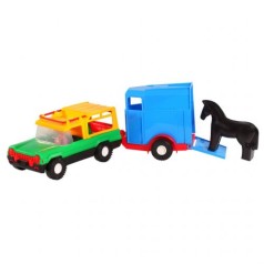 Машина "Мерс с коневозом"