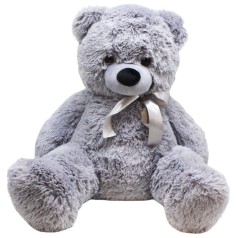 Мягкая игрушка "Медведь", 70 см (серый)