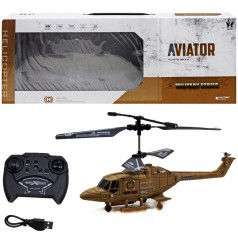Вертолет на радиоуправлении "Aviator", песочный хаки