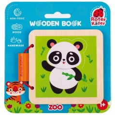 Деревянная игрушка "Деревянная книга. Зоопарк"