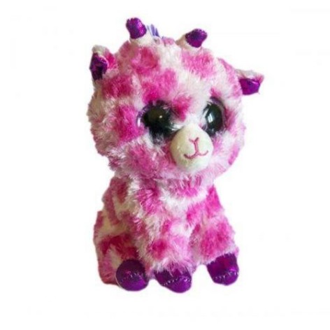 Мягкая игрушка "Глазастик: розовый жирафик"