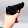Пистолет пластиковый, шарики 6 мм, короб.17,5*12,5 см