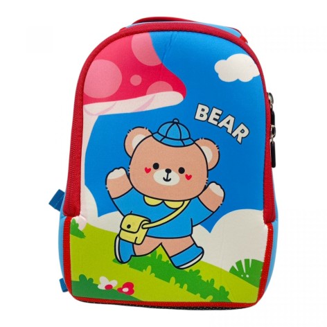 Рюкзак одно отделение, 26 см, в пакете (ГОЛУБОЙ)