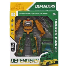 Трансформер пластиковый "Defenders" (зеленый)