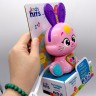 Музыкальная игрушка "Волшебные зверьки" "Зайка" звук, свет, 2 цвета, коробке 13*8*23см