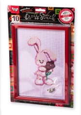 Вышивка крестиком на канве "Cross Stitch: Кролик"