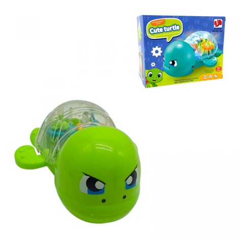 Черепаха подсветки, мелодия, (САЛАТОВАЯ)