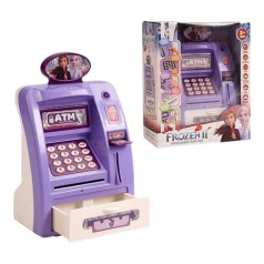 Сейф "Банкомат", звук, подсветка, имитация сканирования отпечатка пальца, банкноты, карточка, инструкция, в коробке