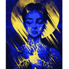 Картина по номерам "Сердце Украины" ★★★★