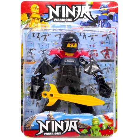 Фигурка-персонаж "НИНДЗЯ" (ЧЕРНЫЙ)